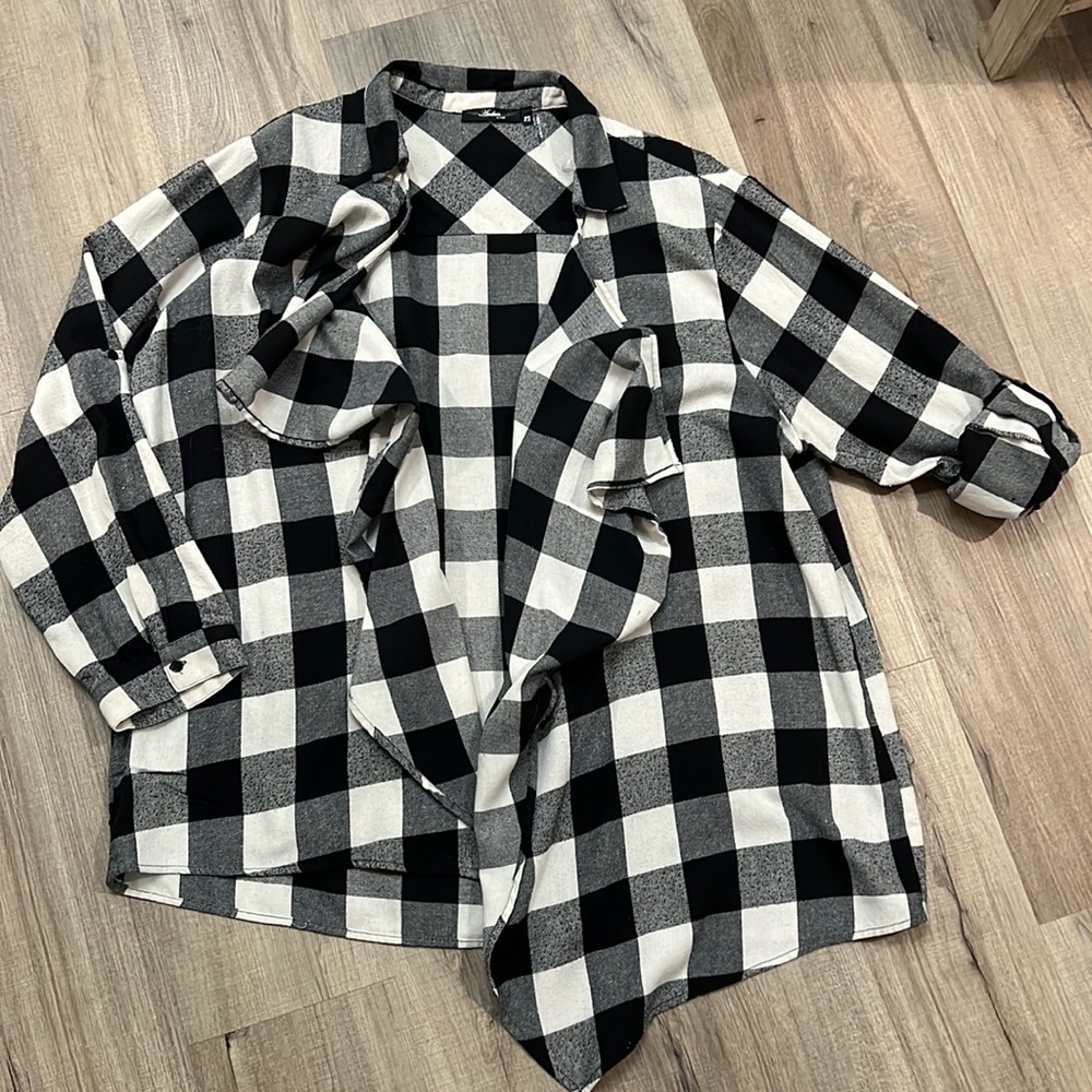 Plaid Check Shacket